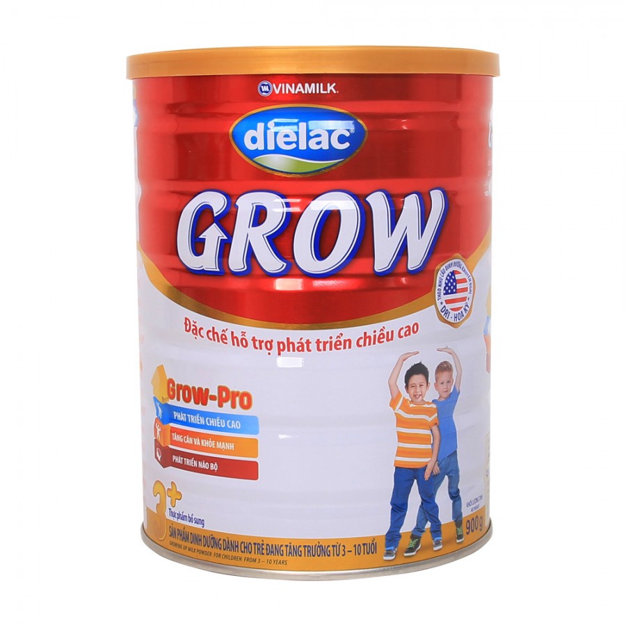 Sữa bột Dielac Grow 2+ hộp 900g, sữa dielac grow 2+, giá sữa dielac grow 2+