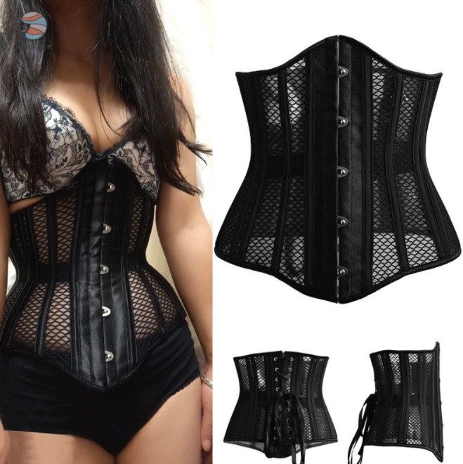 Gen nịt bụng giảm câm corset lưới, Đai nịt bụng corset lưới, áo corset lưới, Gen siết eo corset lưới, đai nịt bụng corset có tốt không, đai nịt bụng corset chuẩn