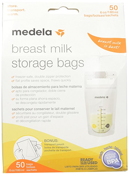 Túi trữ sữa Medela 180ml, Túi trữ sữa Medela 180ml hộp 25 túi, Túi trữ sữa Medela 180ml hộp 50 túi
