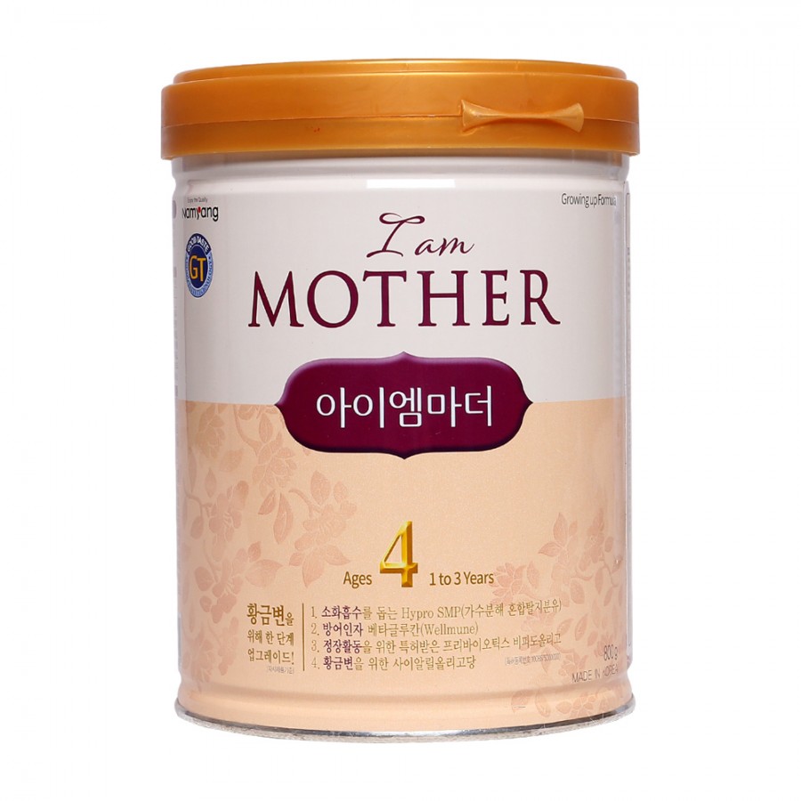 Sữa I Am Mother số 4 800g, sữa i am mother số 4 có tăng cân không, sữa i am mother số 4 xách tay,