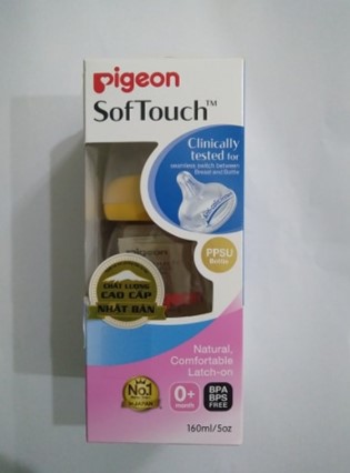 pigeon softouch, bình sữa pigeon softouch 240ml, bình sữa pigeon softouch 160ml, Bình sữa Pigeon, bình sữa Pigeon nội địa, bình sữa Pigeon 160ml, bình sữa Pigeon SofTouch 250ml, giá bình sữa Pigeon SofTouch, bình sữa Pigeon SofTouch cổ rộng, Bình sữa Pigeon SofTouch