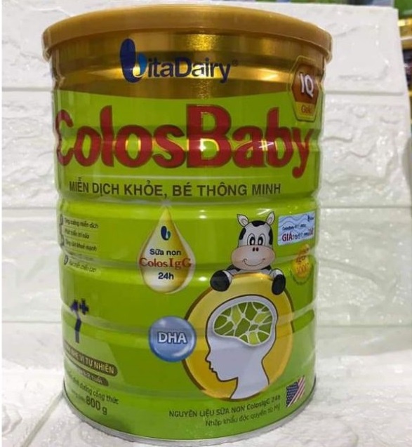 Sữa non Colosbaby IQ Gold 1+ cho trẻ từ 1 đến 2 tuổi, Sữa non Colosbaby IQ Gold 1+, Sữa Colosbaby IQ Gold 1+, Colosbaby IQ Gold 1+
