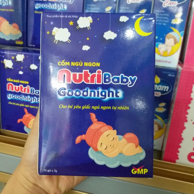 Cốm Nutribaby Goodnight, Cốm hỗ trợ ngủ ngon Nutribaby Goodnight, Cốm cho bé Nutribaby Goodnight hỗ trợ ngủ ngon