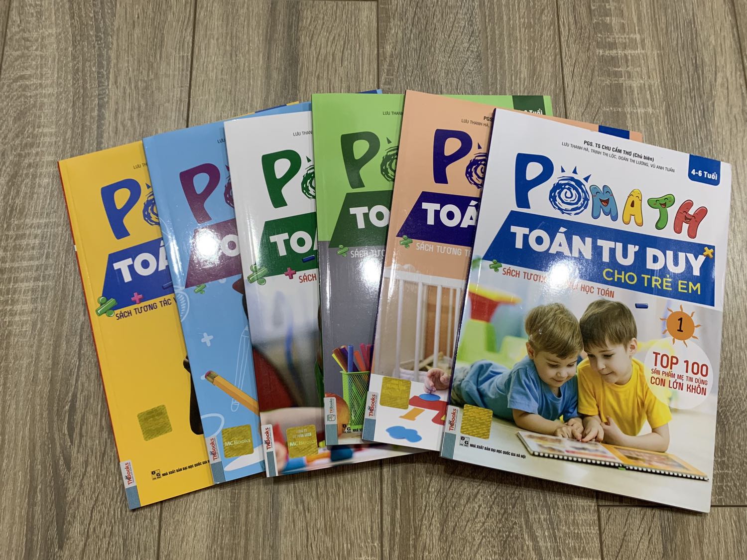 Sách Toán tư duy Pomatch cho trẻ, Sách Toán tư duy Pomatch cho trẻ từ 4 đến 6 tuổi