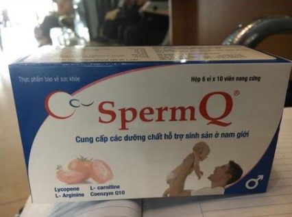 Viên uống tăng tinh trùng hỗ trợ mang thai SpermQ, Viên uống SpermQ giúp tăng số lượng và chất lượng tinh trùng tăng khả năng thụ thai, Viên uống SpermQ hỗ trợ tăng khả năng sinh sản ở nam giới
