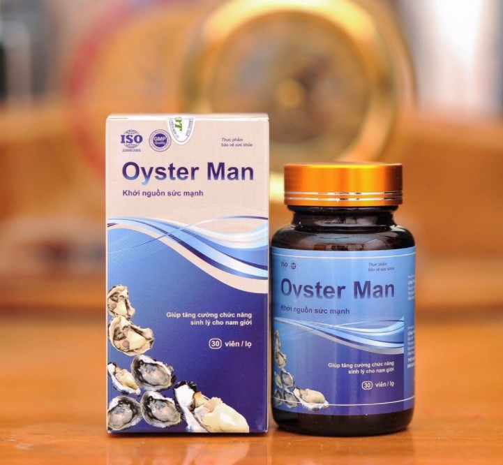 Thực phẩm chức năng Oyster man, Tinh chất hàu Oster Man, Viên uống tăng cường sinh lý Nam giới Oyster Man, Thực phẩm tăng cường sinh lực phái mạnh Oyster Man, Viên uống cải thiện sinh lý cho đàn ông Oyster man