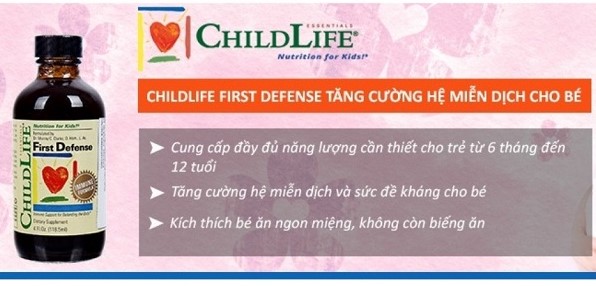 ChildLife First Defense , Vitamin ChildLife First Defense , ChildLife First , childlife defense, ChildLife First Defense có tốt không, Thực phẩm chức năng ChildLife