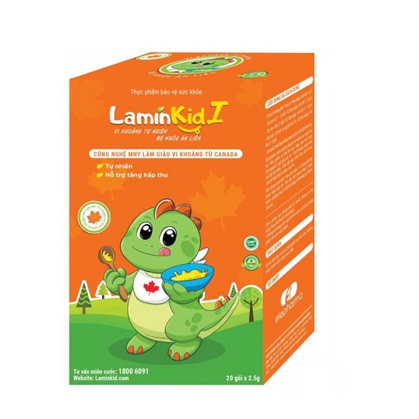 Cốm Laminkid I là cốm vi sinh đầu tiên tại Việt Nam sử dụng công nghệ MNY từ Canada bổ sung vi chất dinh dưỡng giúp trẻ ăn ngon, tăng sức đề kháng.