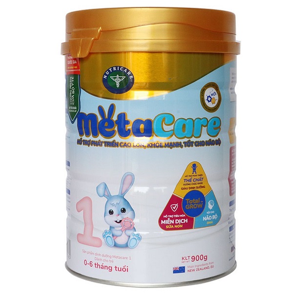 sữa bột Meta Care 1, sữa bột Meta Care cho bé từ 0 - 6 tháng tuổi, cách dùng sữa bột Meta Care 1