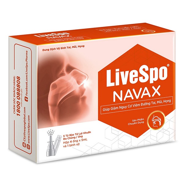 xịt bào tử lợi khuẩn mũi họng livespo navax, xịt mũi navax, xịt lợi khuẩn navax, thuốc xịt mũi navax, xịt bào tử lợi khuẩn navax