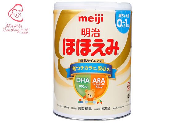 Sữa dành cho trẻ sơ sinh chậm tăng cân Meiji số 0