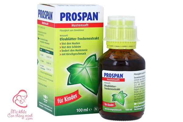 Siro ho cho trẻ sơ sinh 2 tháng tuổi Prospan Đức 100ml