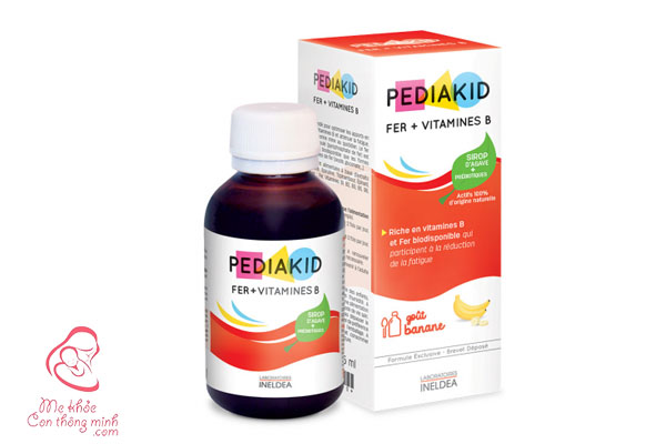 Siro Pediakid Fer + Vitamines B cho trẻ từ 6 tháng trở lên