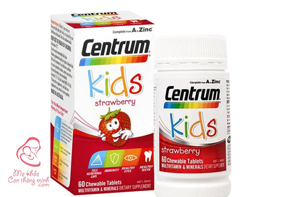 Vitamin tổng hợp cho trẻ trên 3 tuổi Centrum Kids Strawberry