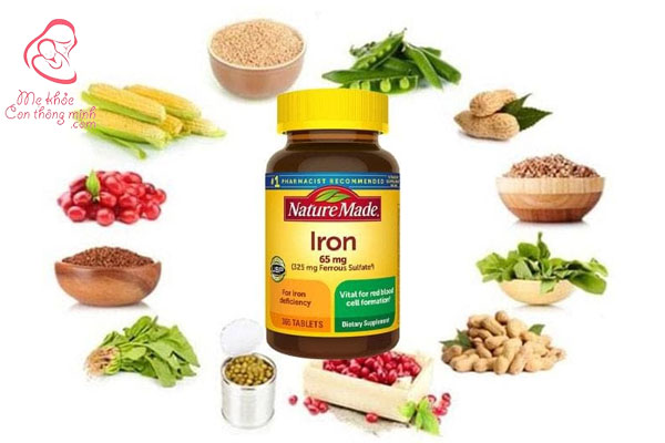 Viên hỗ trợ bổ sung sắt Nature Made Iron 65mg