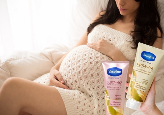 Bà bầu có được dùng sữa dưỡng thể Vaseline 