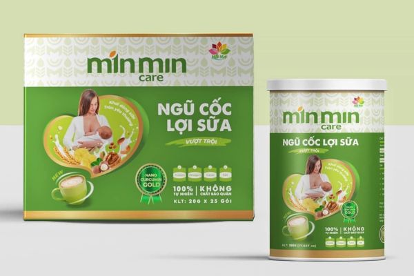 Bột ngũ cốc lợi sữa Min Min Care 38 loại hạt